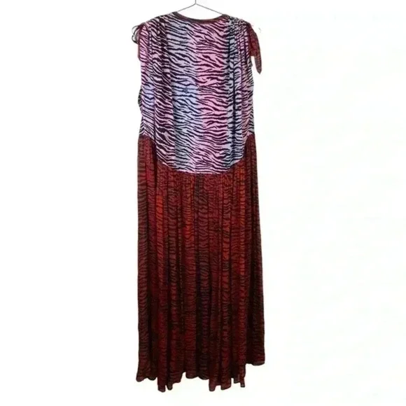 kyanne high split maxi dress cream multi HIGH SPLIT MAXI DRESS – DIDU